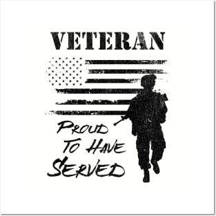 Veteran Proud To Have Served - Variant Posters and Art